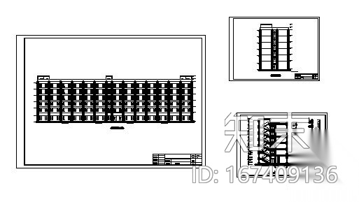 某中学综合办公楼设计建筑结构施工图（含计算书）cad施工图下载【ID:167409136】