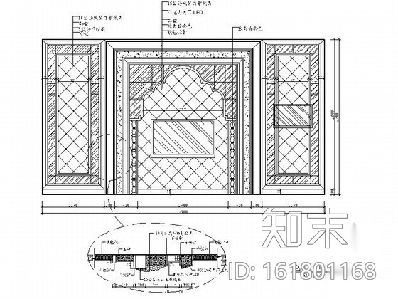 豪华KTV室内装饰装修施工图（含效果）cad施工图下载【ID:161801168】