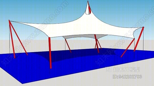帐篷SU模型下载【ID:942202703】