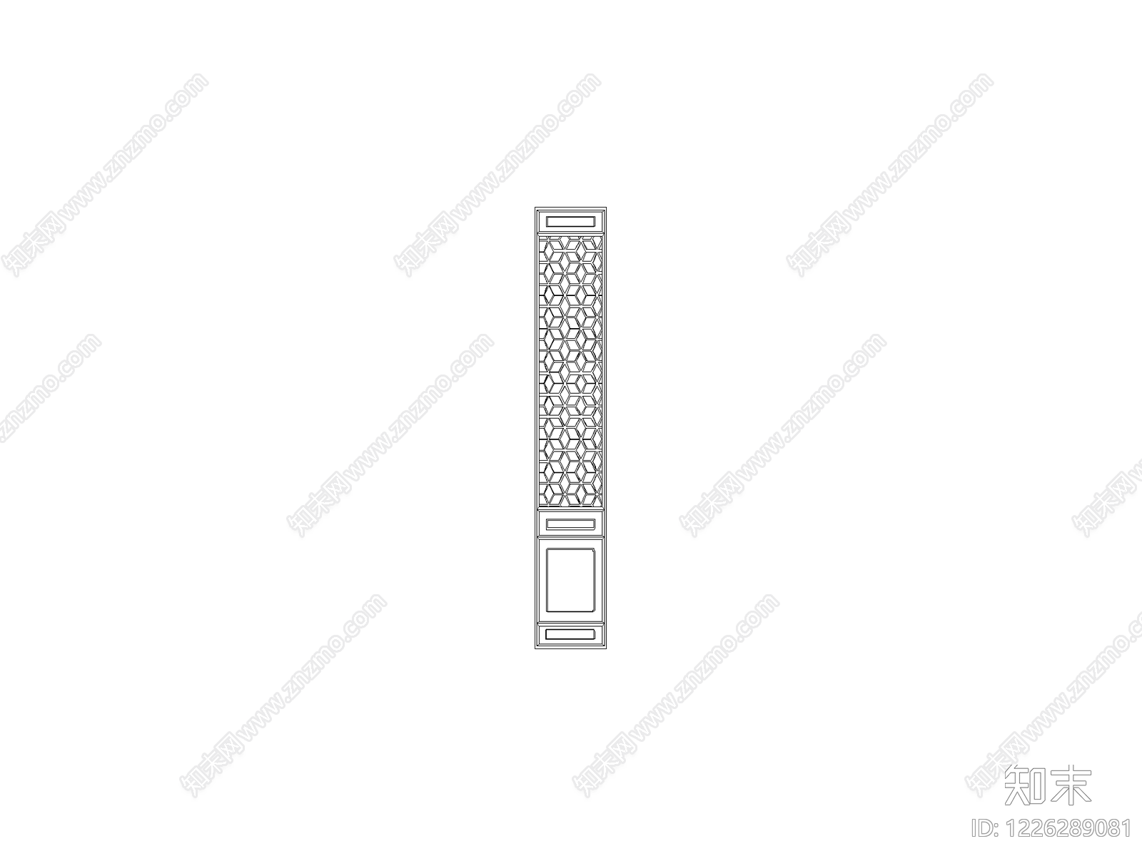 中式,新中式雕花CAD图纸