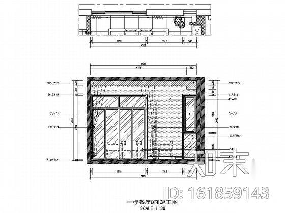 [江苏]中式风格三层别墅室内装修施工图（含实景）cad施工图下载【ID:161859143】