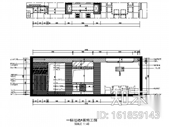 [江苏]中式风格三层别墅室内装修施工图（含实景）cad施工图下载【ID:161859143】