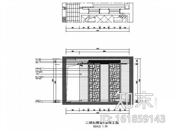 [江苏]中式风格三层别墅室内装修施工图（含实景）cad施工图下载【ID:161859143】