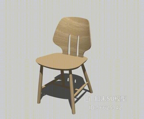 休闲椅子SU模型下载【ID:96625942】