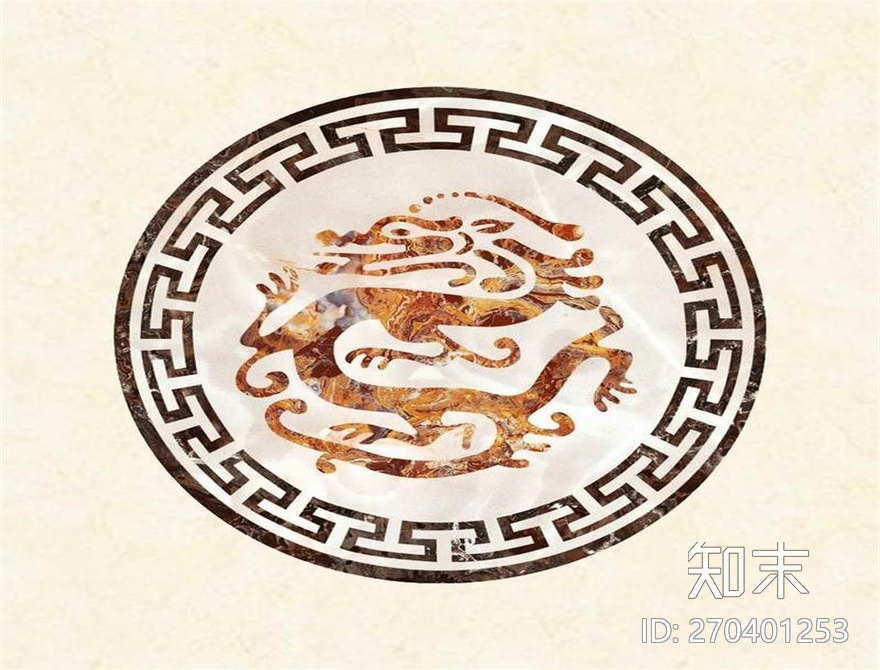 新中式大理石地面拼花地砖贴图下载【ID:270401253】