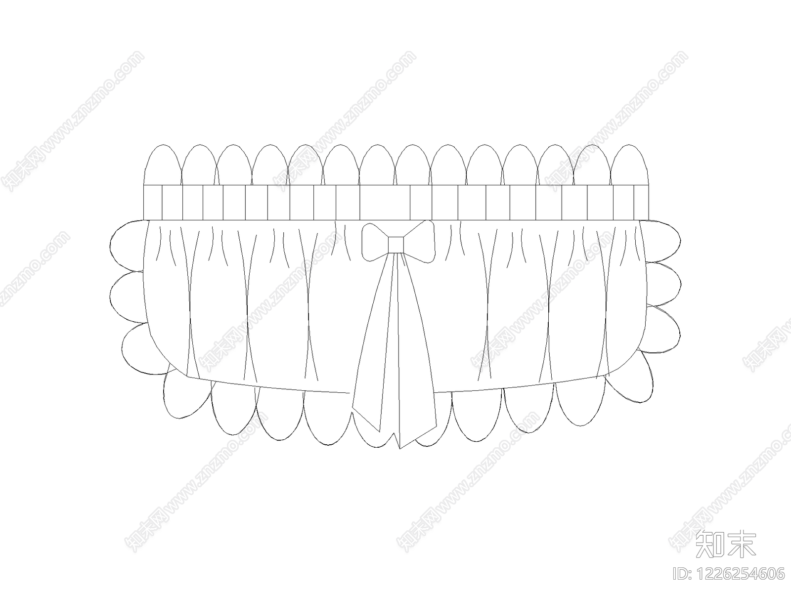 窗帘CAD图纸