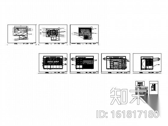 [重庆]某商务KTV包房D施工图cad施工图下载【ID:161817180】