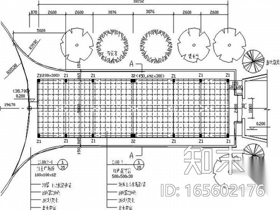 [安徽]植物园附属小区设计施工图施工图下载【ID:165602176】