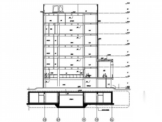 [江苏]展览馆建筑施工图（含效果图）cad施工图下载【ID:166456170】