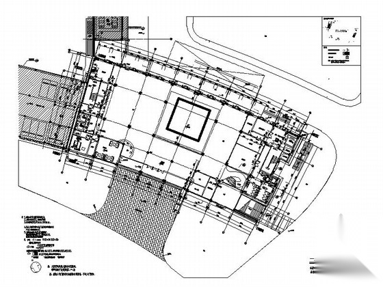 [江苏]展览馆建筑施工图（含效果图）cad施工图下载【ID:166456170】