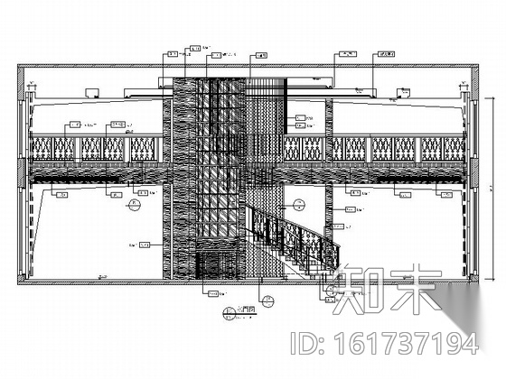 [四川]某住宅小区售楼处室内装修施工图cad施工图下载【ID:161737194】