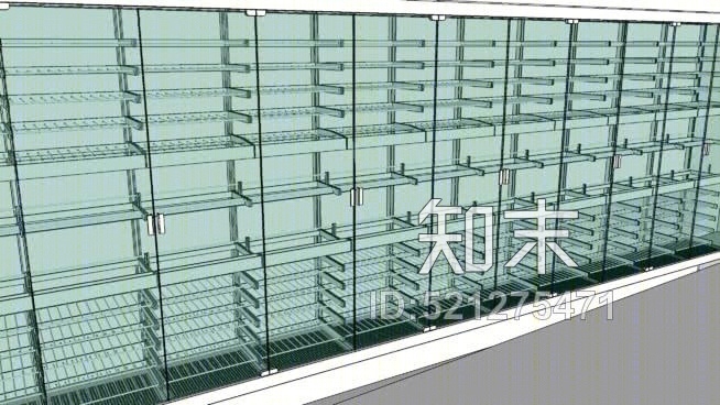 老让餐厅酒窖酒窖的葡萄酒——餐厅SU模型下载【ID:521275471】