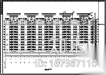 深圳福永某建筑施工图4cad施工图下载【ID:167387110】