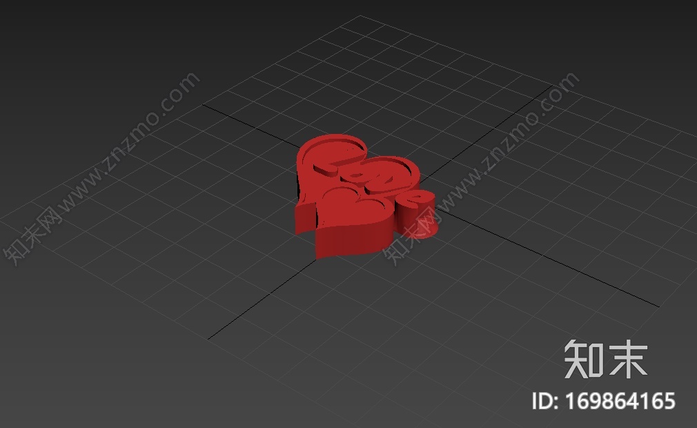 爱心字母-love3d打印模型下载【ID:169864165】