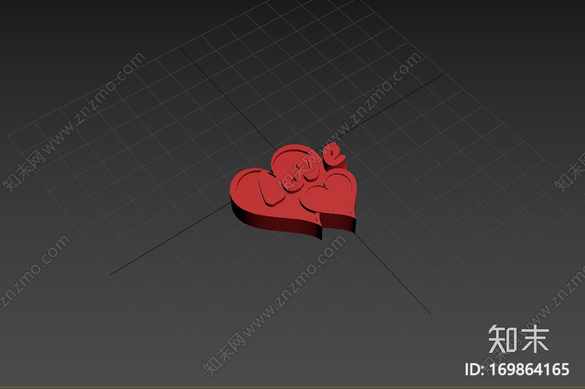 爱心字母-love3d打印模型下载【ID:169864165】