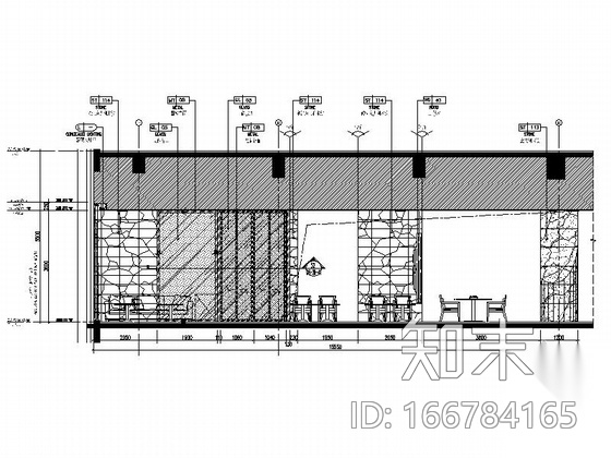 [广东]高档商务酒店全日制餐厅装修施工图（含效果）cad施工图下载【ID:166784165】