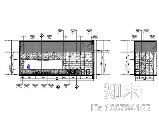 [广东]高档商务酒店全日制餐厅装修施工图（含效果）cad施工图下载【ID:166784165】