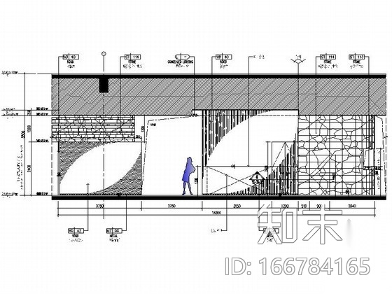 [广东]高档商务酒店全日制餐厅装修施工图（含效果）cad施工图下载【ID:166784165】