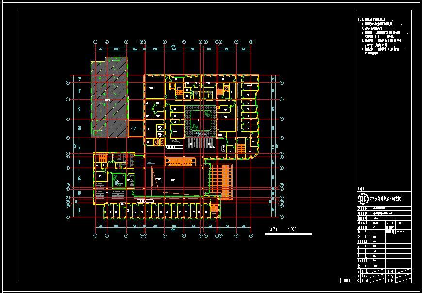 [北京]现代门诊楼设计中国医学科学院（cad+效果图）cad施工图下载【ID:165932159】