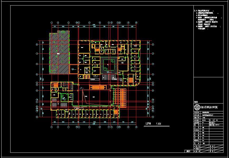 [北京]现代门诊楼设计中国医学科学院（cad+效果图）cad施工图下载【ID:151588165】