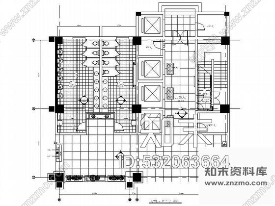 施工图国际大酒店电梯厅及卫生间装修图施工图下载【ID:532063664】