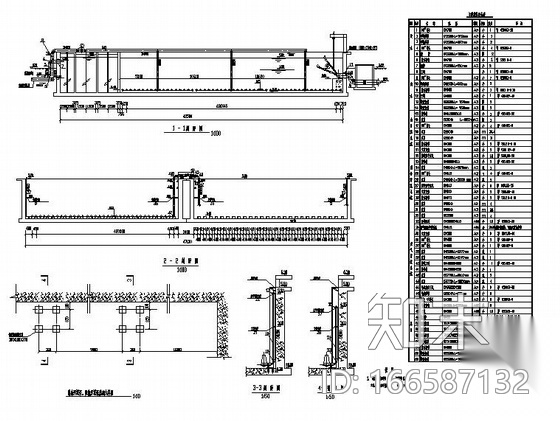 广东省某城市污水处理厂（日处理量3万吨）图纸全集施工图下载【ID:166587132】