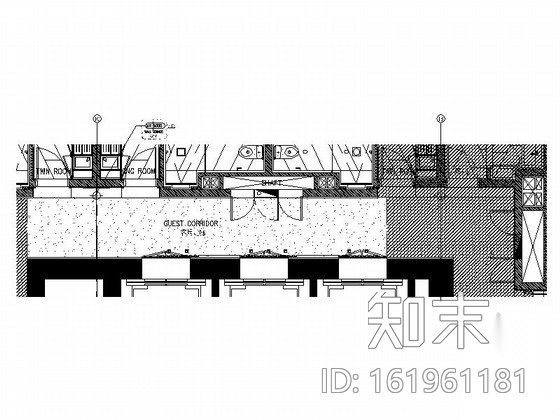 [江苏]无锡某豪华酒店客房走廊深化施工图cad施工图下载【ID:161961181】