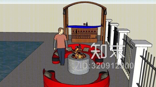 酒吧SU模型下载【ID:320912900】