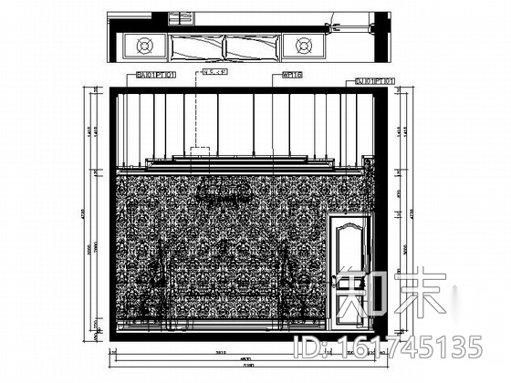 [浙江]三层双拼别墅室内装修图cad施工图下载【ID:161745135】