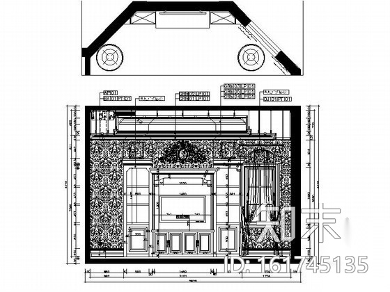 [浙江]三层双拼别墅室内装修图cad施工图下载【ID:161745135】