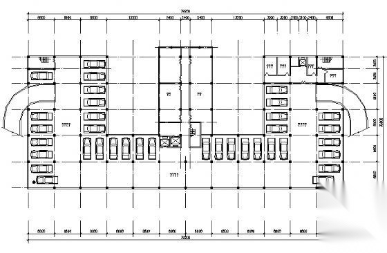 某十二层法院办公楼建筑方案图cad施工图下载【ID:151432136】