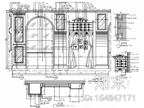 [福建]文化娱乐时尚高档酒吧装修施工图（含效果）cad施工图下载【ID:164847171】