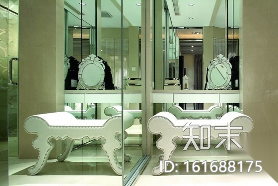 [北京]某小户型公寓样板间室内精装修施工图（含实景）cad施工图下载【ID:161688175】