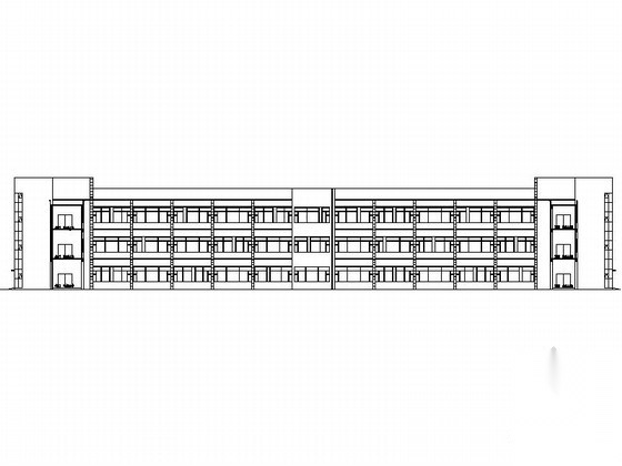 [东莞]某人民医院三层住院楼建筑施工图（5号楼）cad施工图下载【ID:166064176】