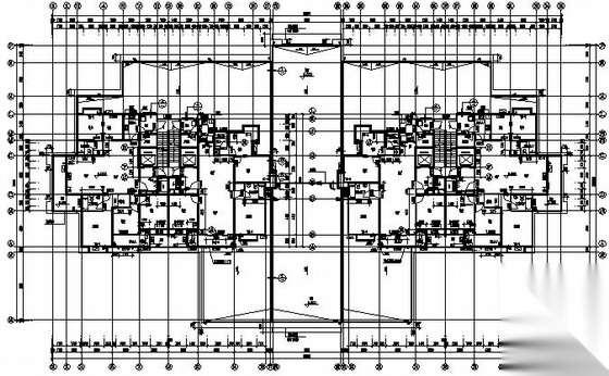 新古典风格三十一层住宅建筑施工图cad施工图下载【ID:149846124】