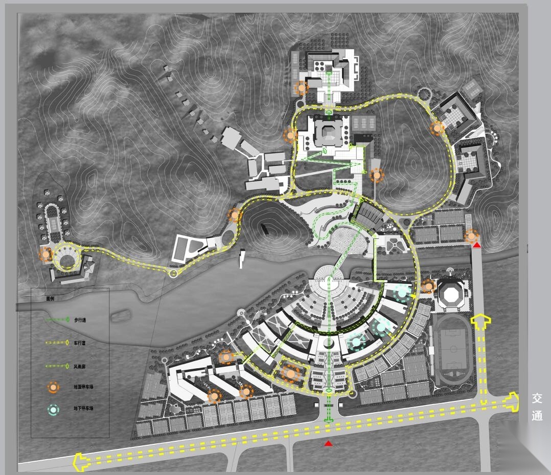 杭州小和山学校规划建筑方案设计文本cad施工图下载【ID:151539197】