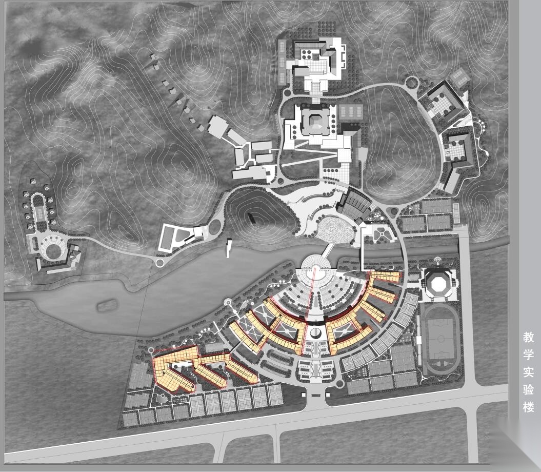 杭州小和山学校规划建筑方案设计文本cad施工图下载【ID:151539197】