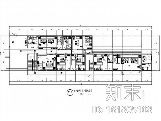 [安徽]某演艺吧副楼KTV室内装修施工图（含效果）cad施工图下载【ID:161805108】