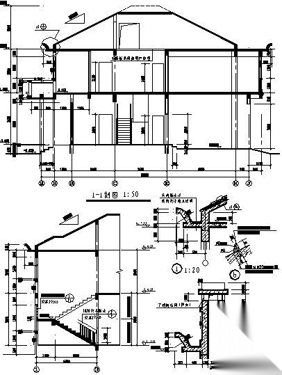 某二层别墅建筑方案图纸cad施工图下载【ID:149923175】