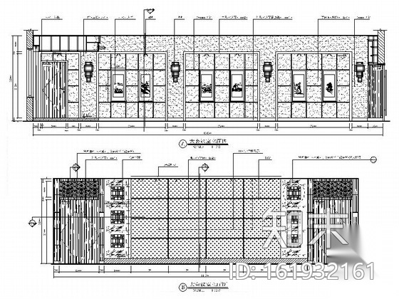 [四川]锦江河畔独特文化特色风格军队酒店装修施工图cad施工图下载【ID:161932161】