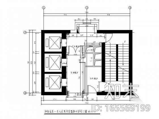 电梯厅装修设计图施工图下载【ID:165569199】