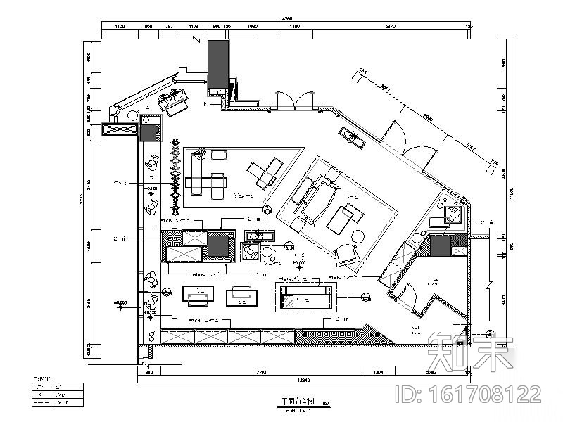 [广东]GUCCI专卖店室内装饰设计施工图（含效果图）cad施工图下载【ID:161708122】