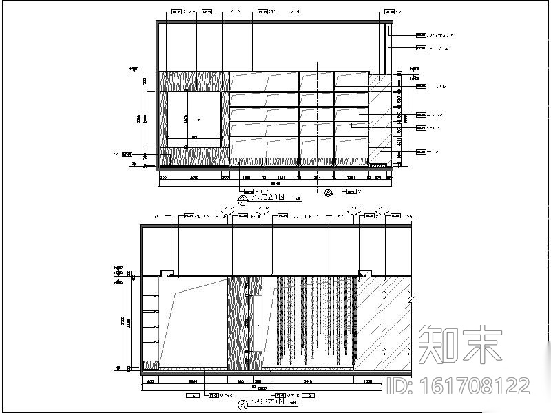 [广东]GUCCI专卖店室内装饰设计施工图（含效果图）cad施工图下载【ID:161708122】