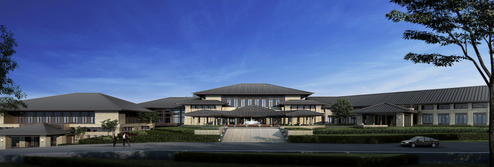 绿地长春国宾馆建筑方案文本cad施工图下载【ID:168112104】