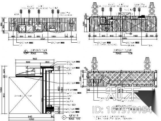 [哈尔滨]五星级豪华商务型酒店施工图（含实景）cad施工图下载【ID:161970154】