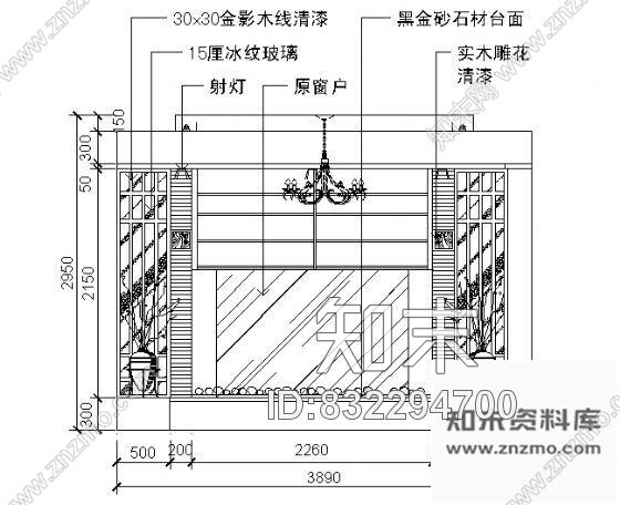 图块/节点餐厅包间立面cad施工图下载【ID:832294700】