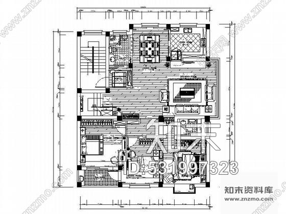 施工图浙江双层别墅设计装修图cad施工图下载【ID:531997323】