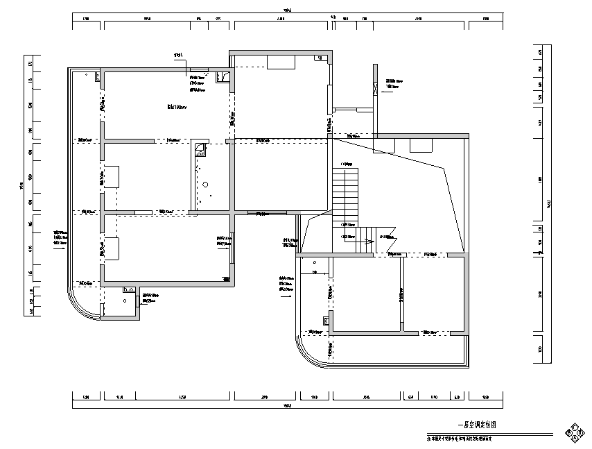 唯美意境空间别墅设计施工图（附效果图）cad施工图下载【ID:161770147】