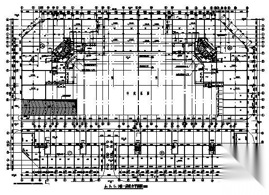 某十六层转角塔式住宅楼建筑施工图cad施工图下载【ID:150022150】