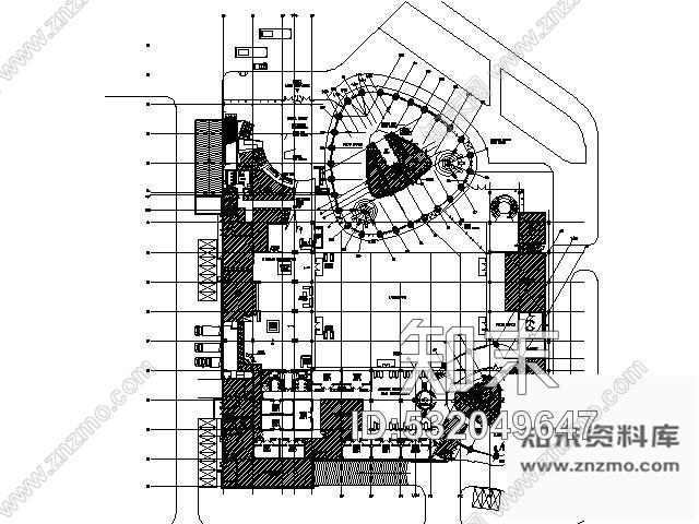 施工图喜来登大酒店中国某处施工图含手绘cad施工图下载【ID:532049647】